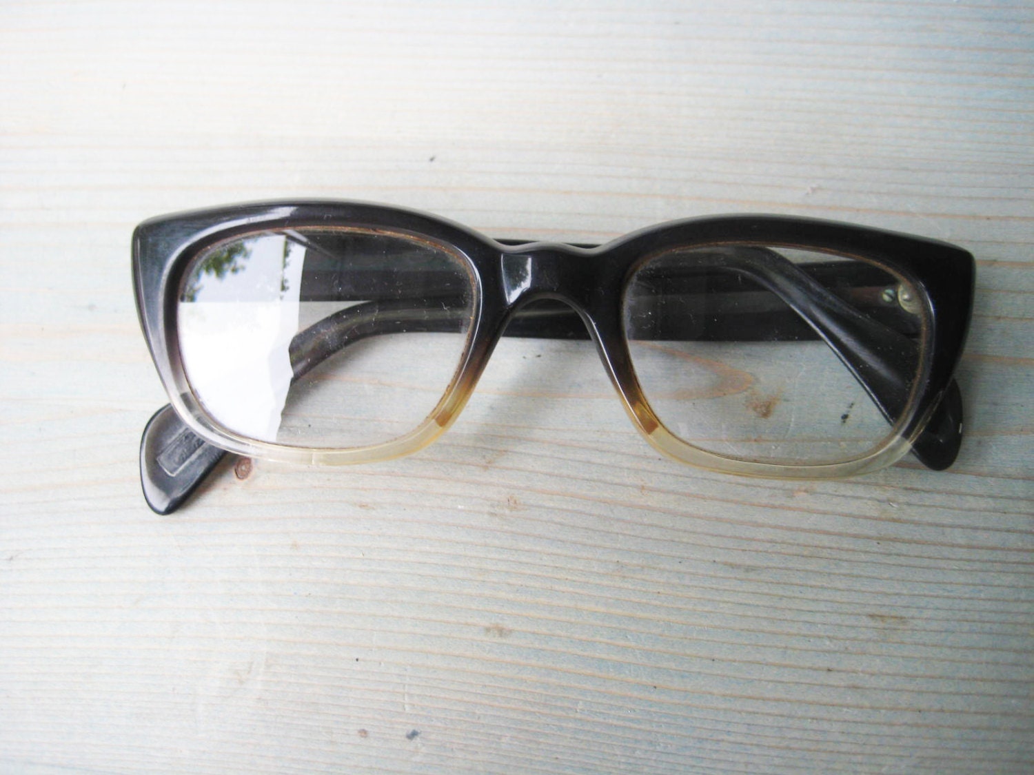 Crazy black rimmed nerd glasses. vintage eyewear for Hipster. Festival summer is coming