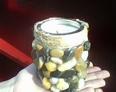 Pebble beach candle