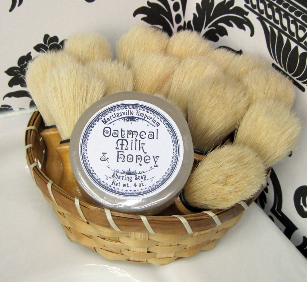 Oatmeal Milk and Honey Shaving Soap  - Made in Martinsville