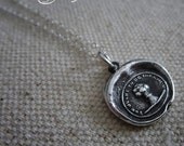 Wheat Sheaf - Wax Seal Necklace - You Ought to be Thrashed