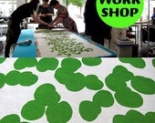 Printing Pattern on Fabrics - screenprint workshop advanced