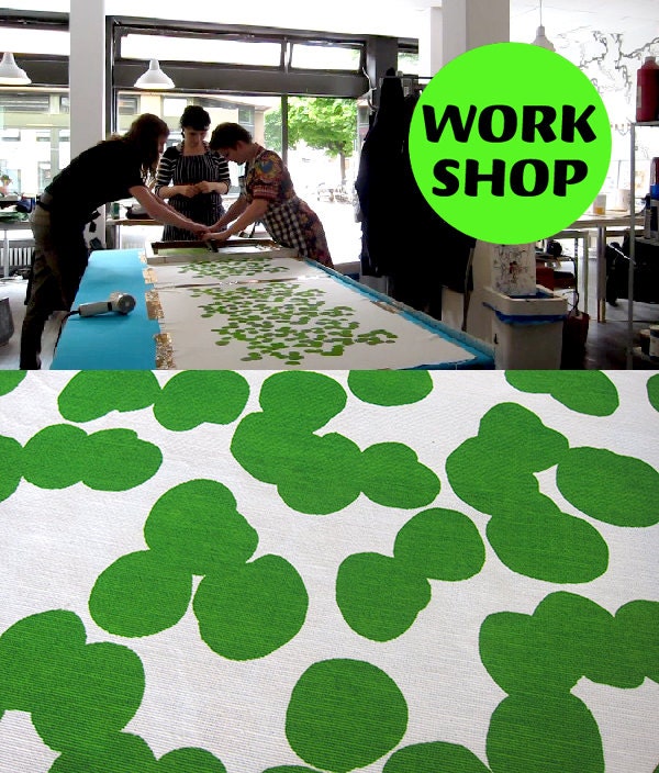 Printing Pattern on Fabrics - screenprint workshop advanced
