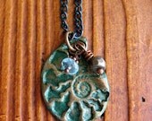 Bronze Nautilus Pendant Necklace