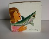 Look Fluffy...Mini Wood Block Collage