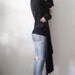 Three Point Hoodie (smooth, dark grey)