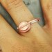 Banjo Ring Sterling Silver Band and Brass