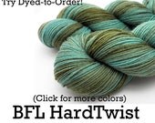 Dyed to Order - BFL HardTwist - Hand Dyed Yarn