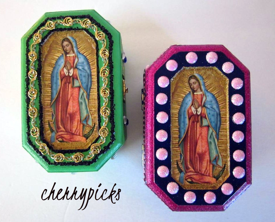 Our Lady of Guadalupe Jewelry Box/Rosary Box/Prayer Box