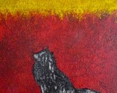 Black Cat Painting For Charity