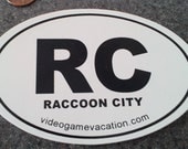 Video Game Vacation stickers Mushroom Kingdom or Raccoon City