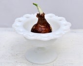 small vintage milkglass vessel