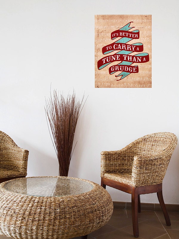 Carry A Tune 11x14 Poster Print