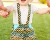 Dapper Dudes and Dolls Suspender Shorts PDF Sewing Pattern.  Sizes 0-6.