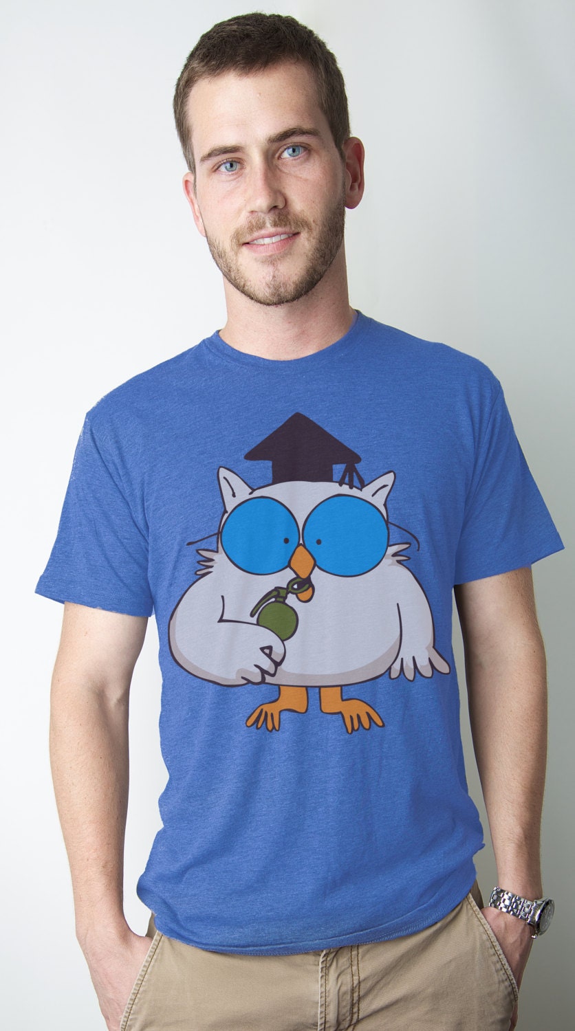 Men's Mr Owl Tshirt Available S-2XL