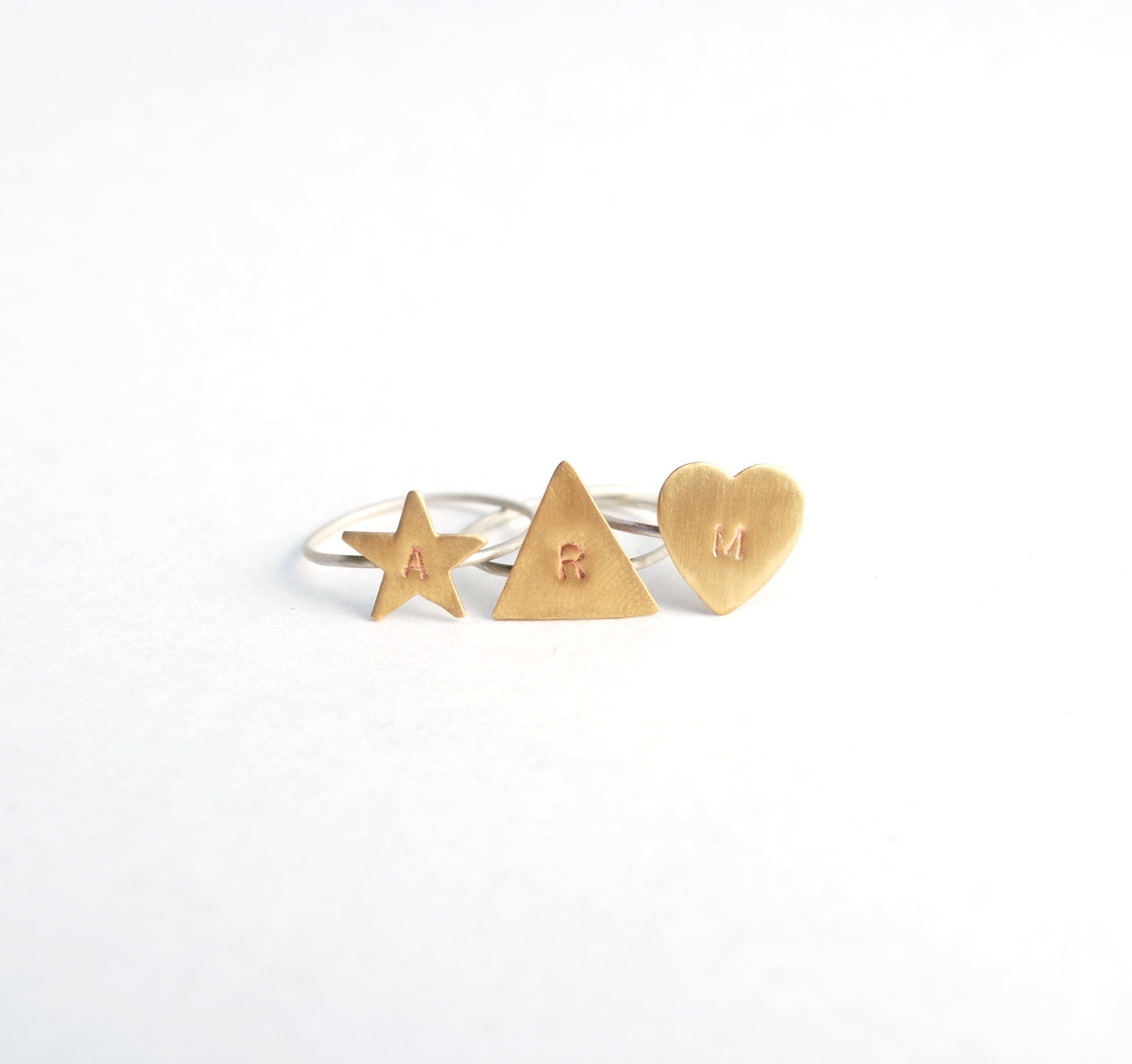 shape me custom stamped ring