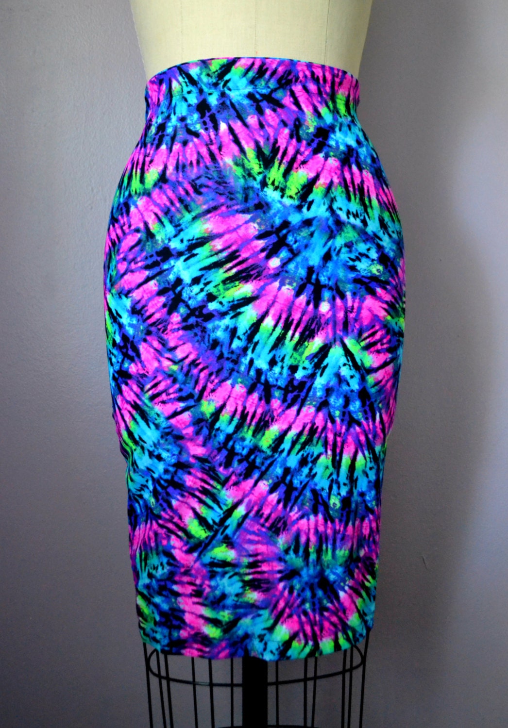 High Waist Tie Dye Body Conscious Skirt (SUMMER LIMITED EDITION)