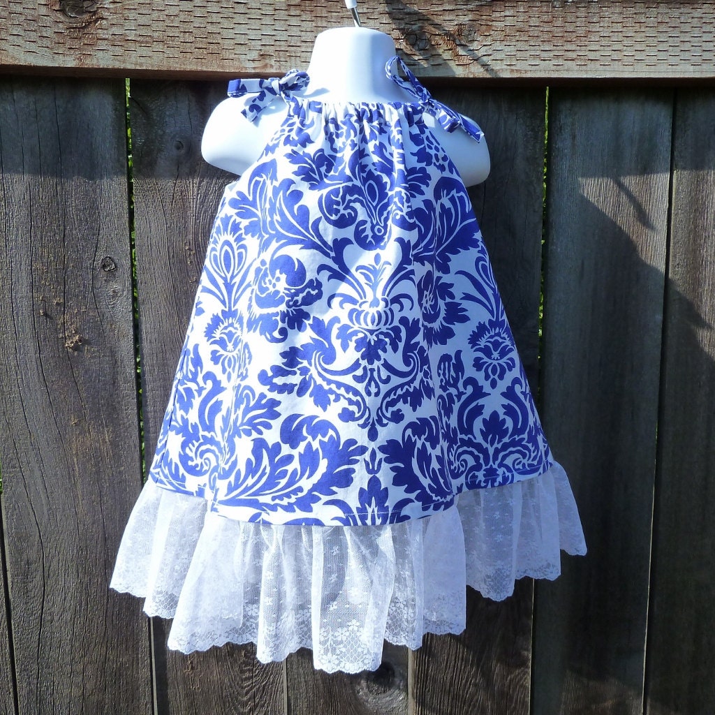 Toddler Girls Size 3T Summer Vacation Dress with Lace Trim - msliesenfelder