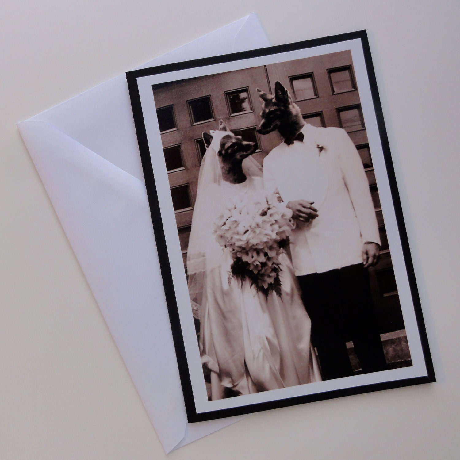 Fox Hollow Wedding Card