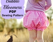 Whimsy Couture Sewing Pattern/Tutorial ebook -- Bubble Bloomers -- Diaper Covers perfect for embroidery PDF Instant