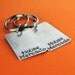 Game of Thrones Inspired Key chains - Set of 2 personalized House Key Chains - His & Hers