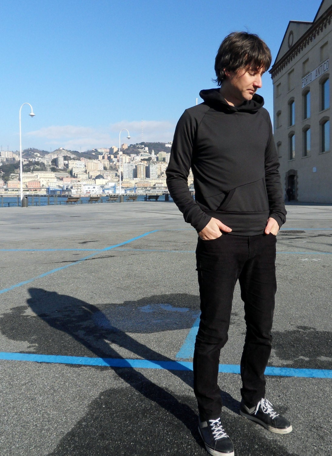 Hoodie Sweatshirt for men/ street/modern and minimal design