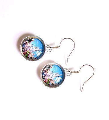 Cinderella Castle Walt Disney World Earrings