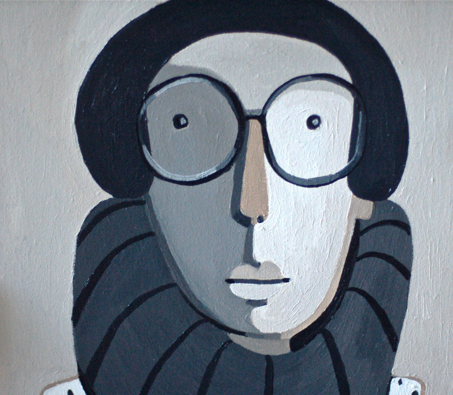 portrait  with glasess original