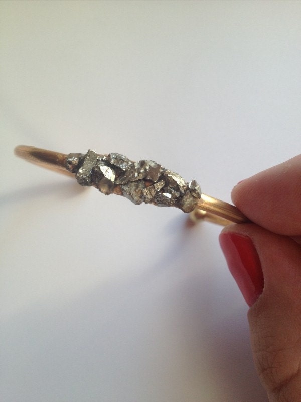 Black Rock Channel Pyrite Cuff