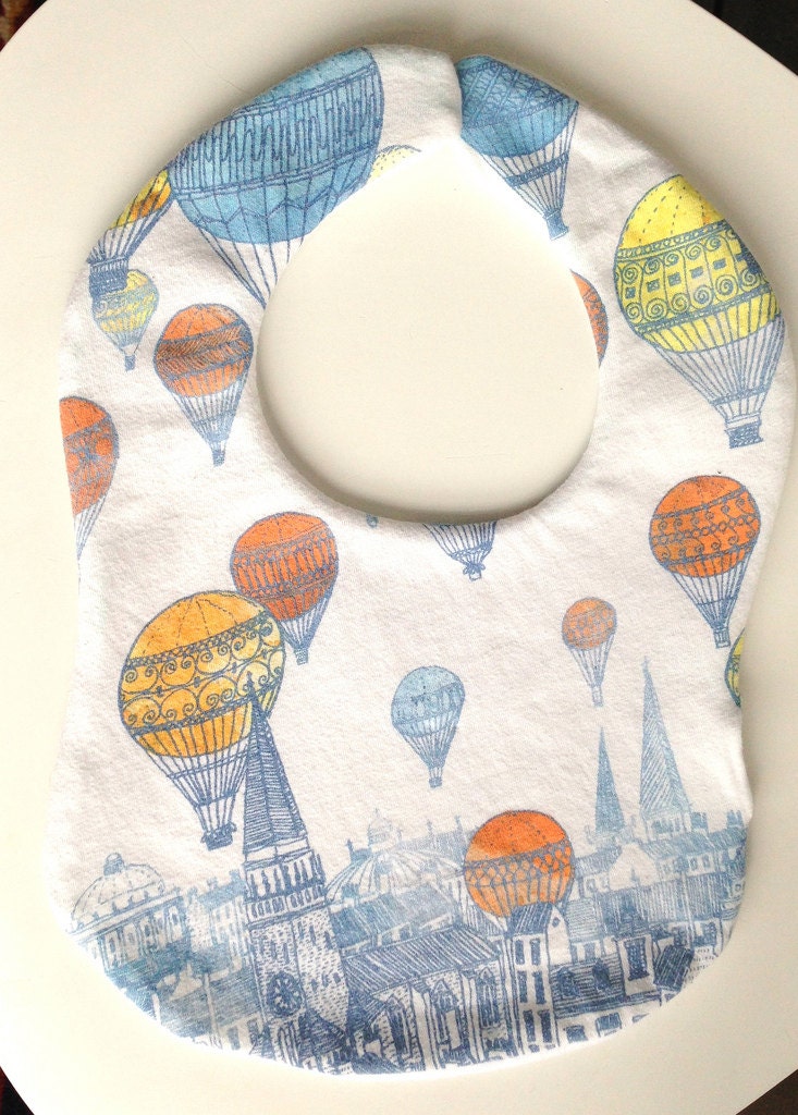 Balloons Baby Bib
