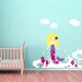 Mermaid Wall Decal - Childrens Vinyl Wall Art Sticker - Ocean Mermaid Wall Decal Set - Girls Wall Decal - CG106