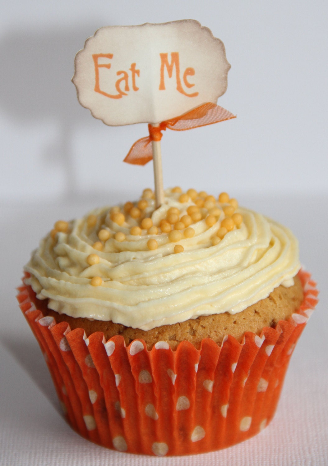 Eat Me - Cupcake toppers (any colour)