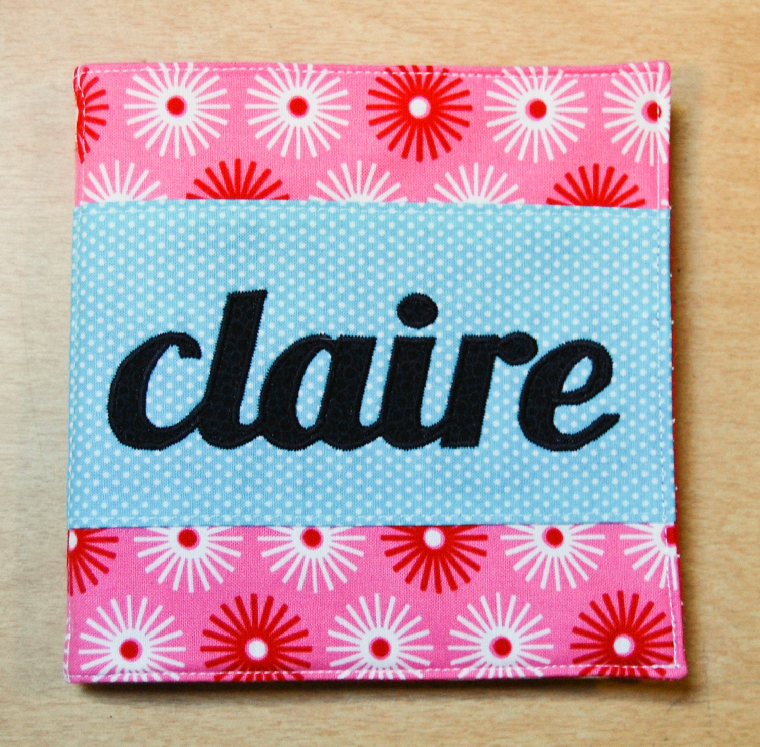Fabric name book, 6 page, custom