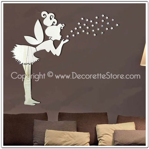 Mirror Wall Decals - Fairy Stars