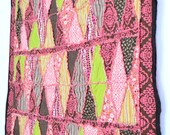PATTERN Rag Quilt, Diamond, Triangles, for Toddler Bedding, Baby Blanket, Twin SEWING Instructions, Email PDF