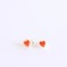 Hand Drawn Hearts Post Earrings Studs