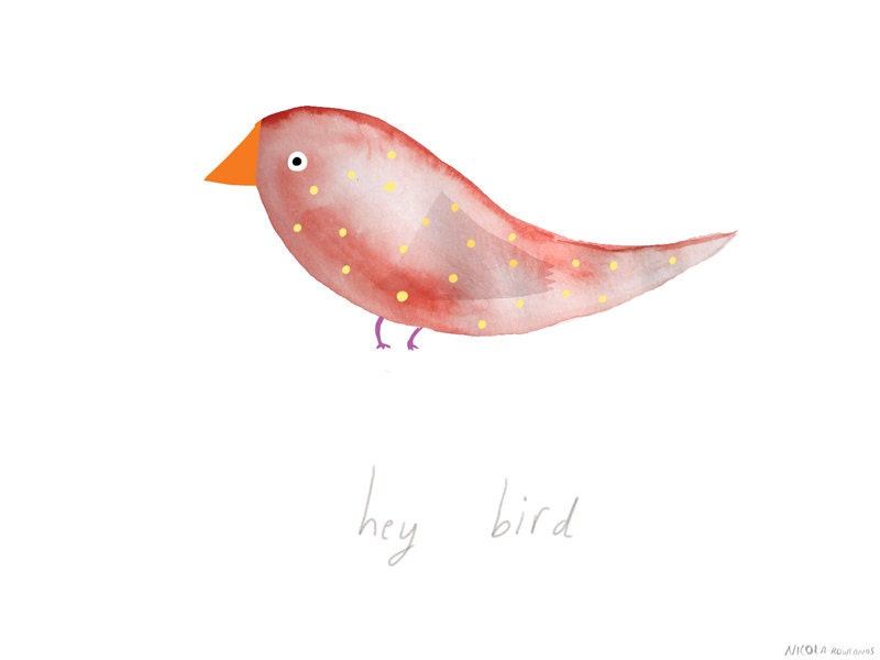 Hey Bird card