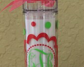 Personalized Tall Skinny Tumbler 16 oz. Acrylic Cup