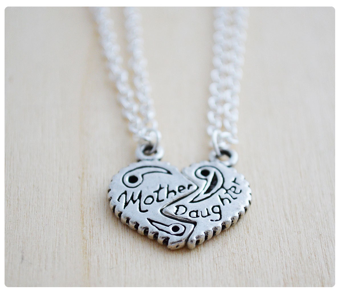 Best Friend Necklace, Mother Daughter Pendant Necklaces, Family Jewelry, Mother's Day 2013, Mommy Jewelry