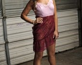 Maroon Lace - Upcycled Lingerie