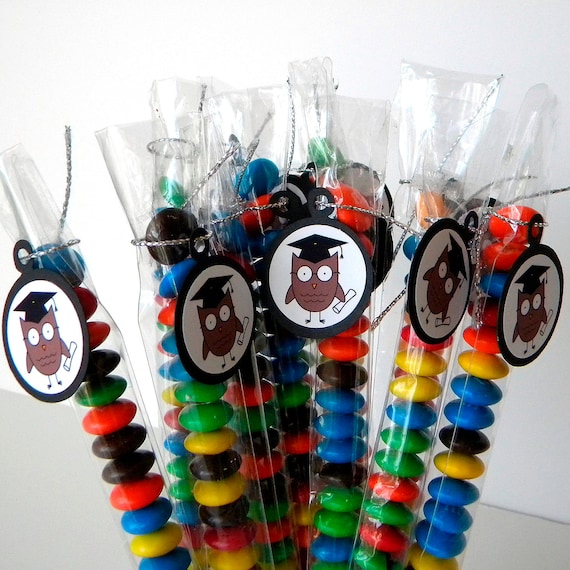 Graduation Owl Party Favor, Candy Treat Bags, Set of 12 Il_570xn