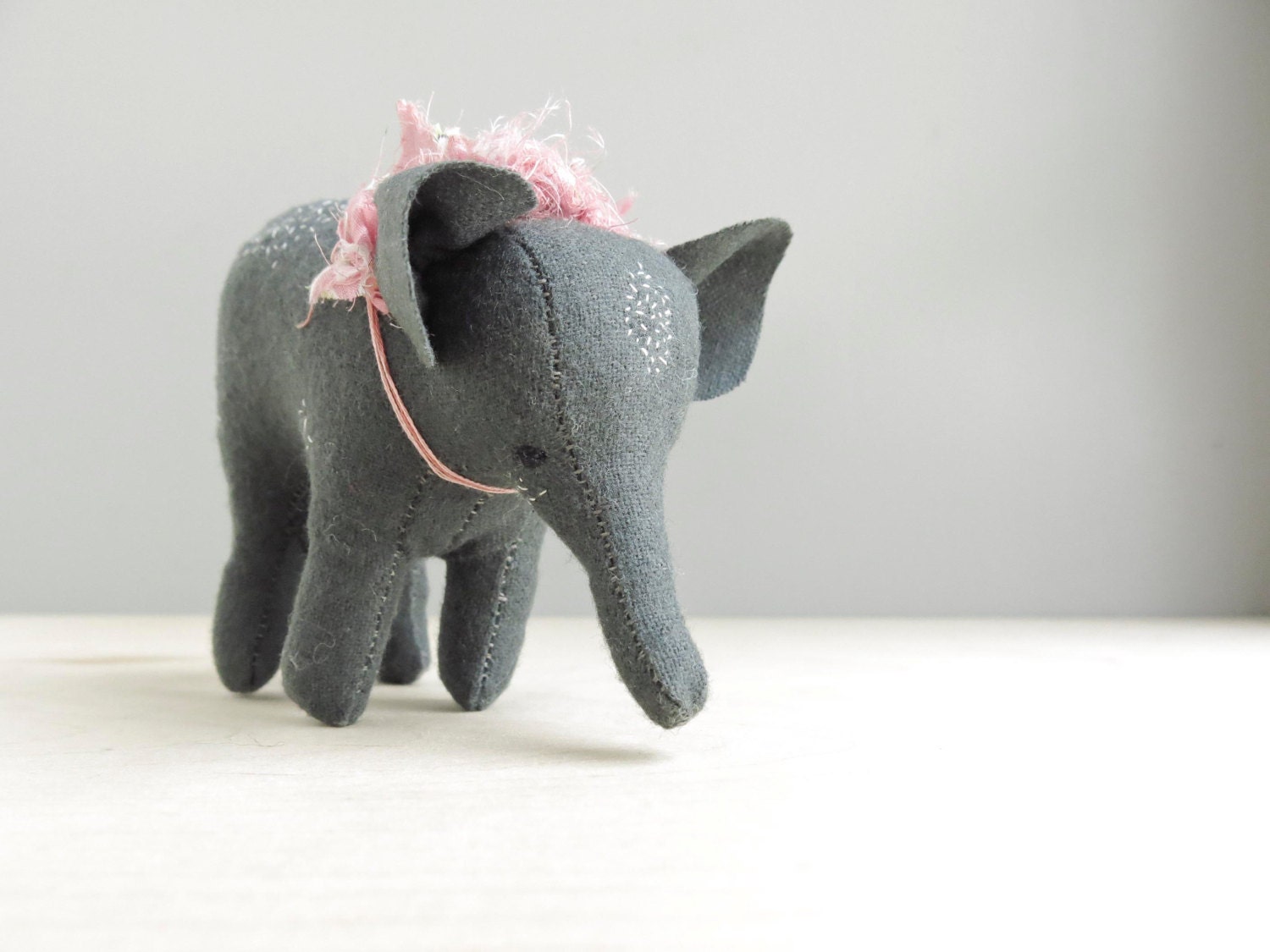 celebratory elephant / soft sculpture animal