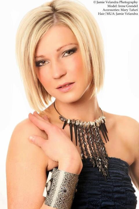 Chain Choker with Black Spikes and Silver Ceramic Nuggets