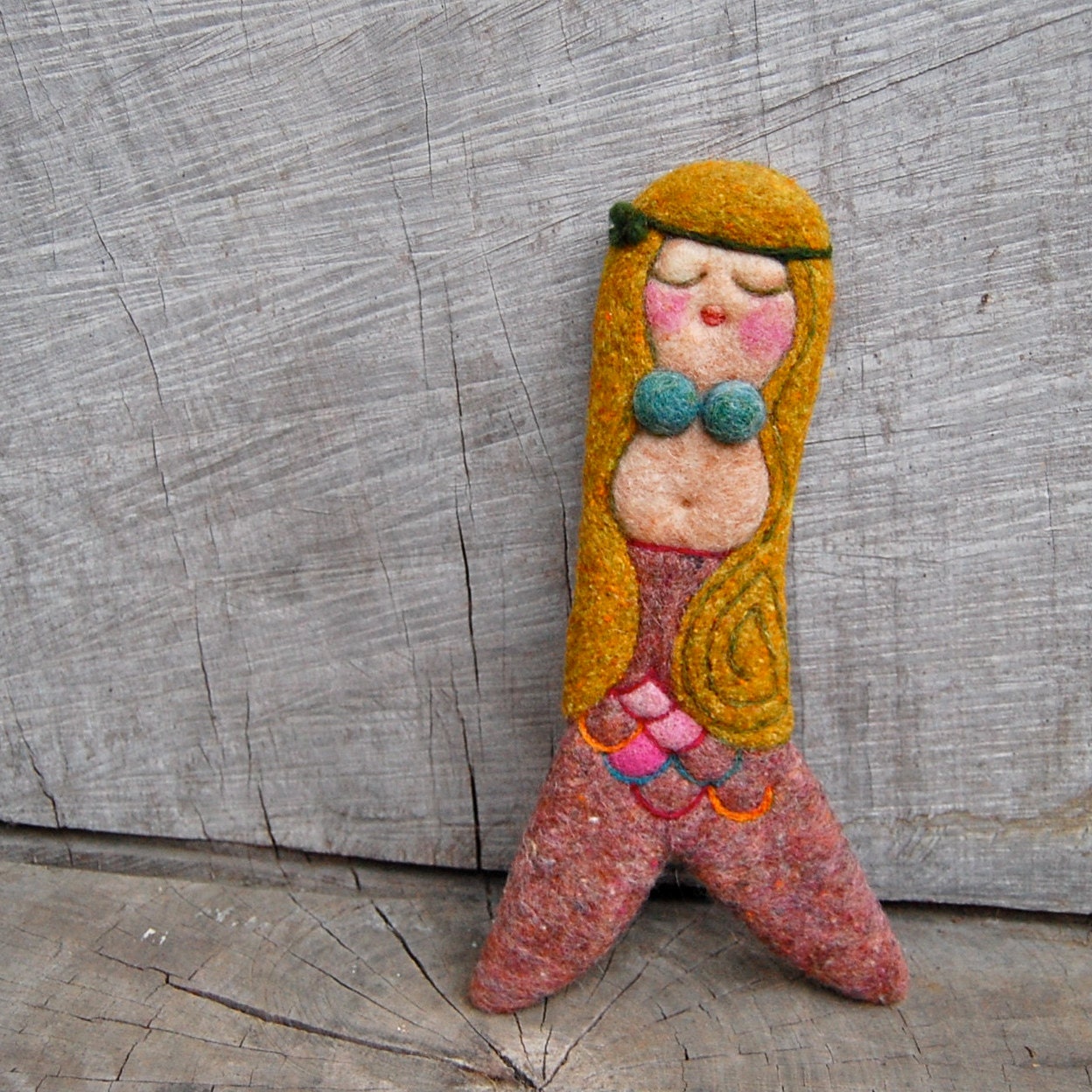 OOAK Mermaid WOOLY Toy