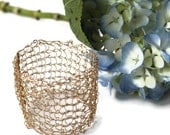 Bridal Jewelry Knit Bracelet Cuff