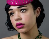 Hot Hot Hot Pink Toadstool beret