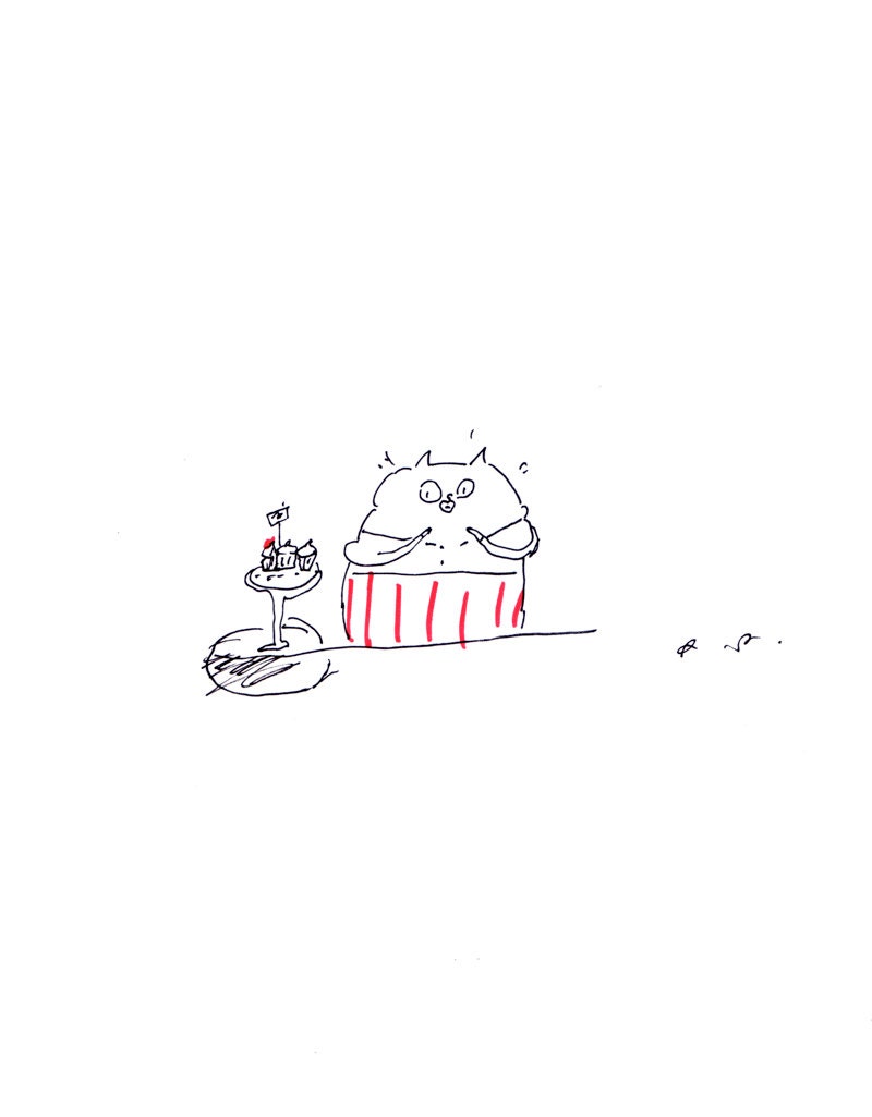 Cupcake Thought- Fine Art print