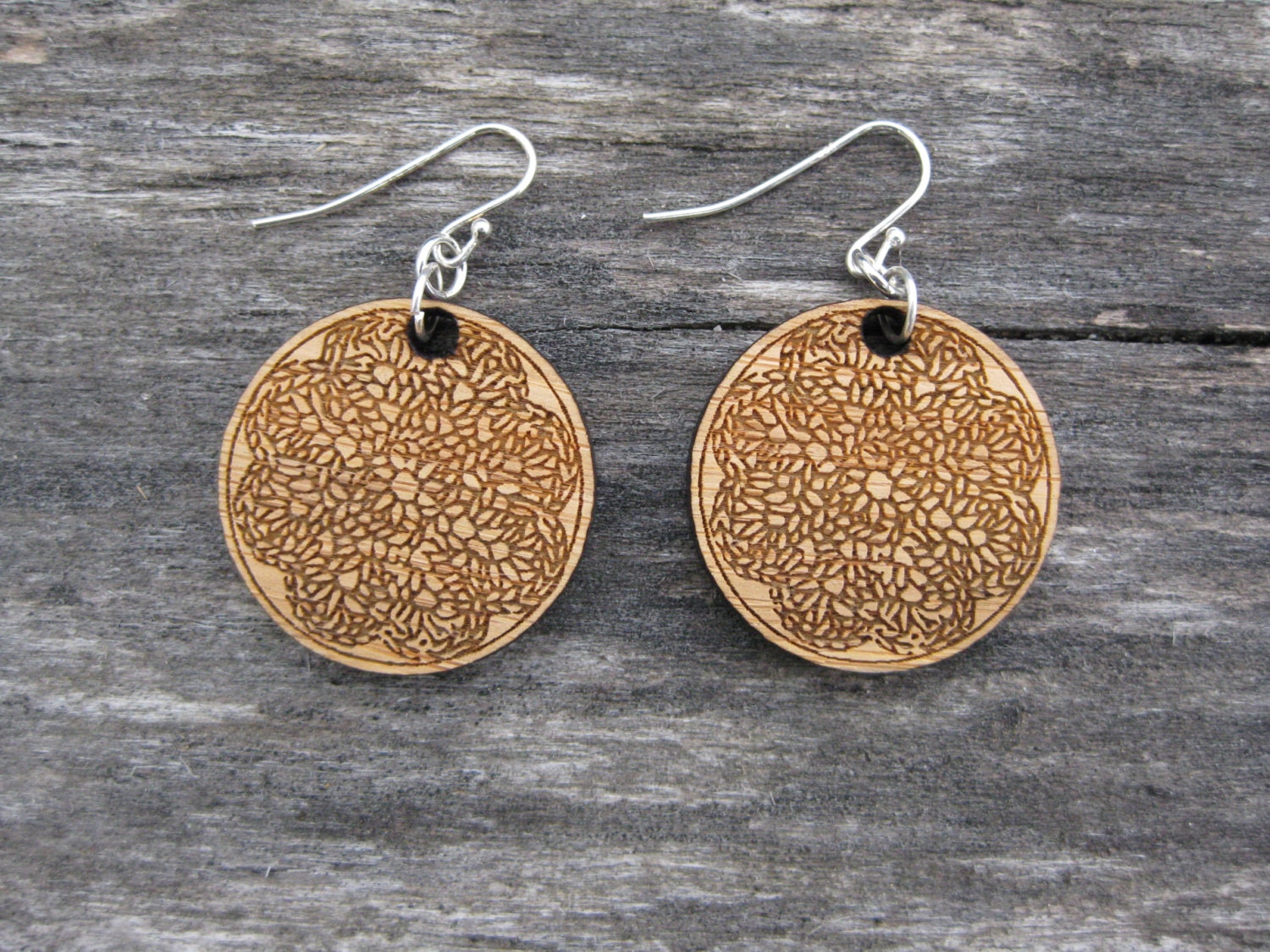 Bamboo Lace Earrings