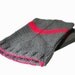 Neon iPad Case, Chevron Striped Knit iPad Cozy in Bright Pink,  New