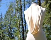 Cream infinity scarf - Jersey LOOP