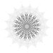 Leo Sun - black and white mandala unique art print fine art designs giclee art karma mandala